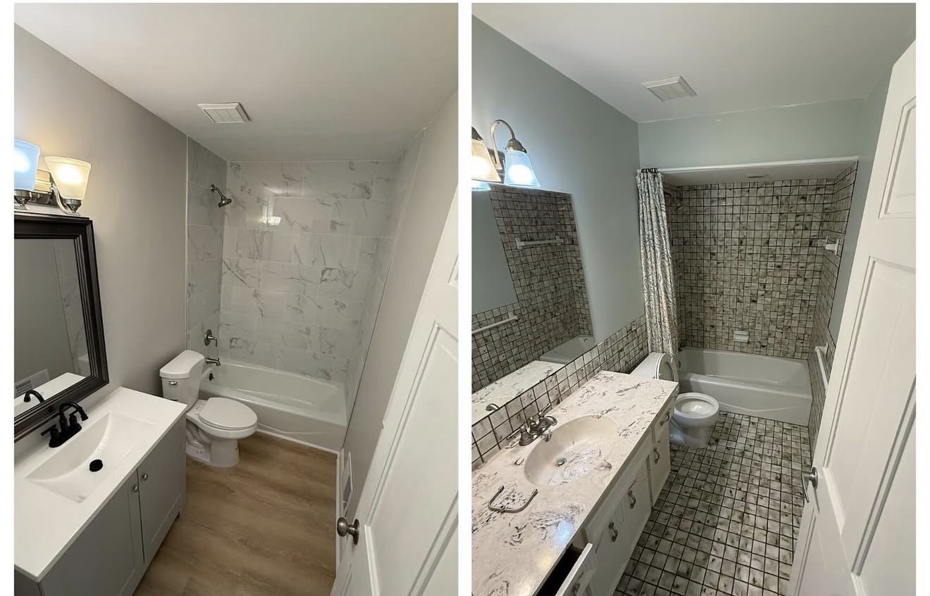 Bathroom Remodel Before and After