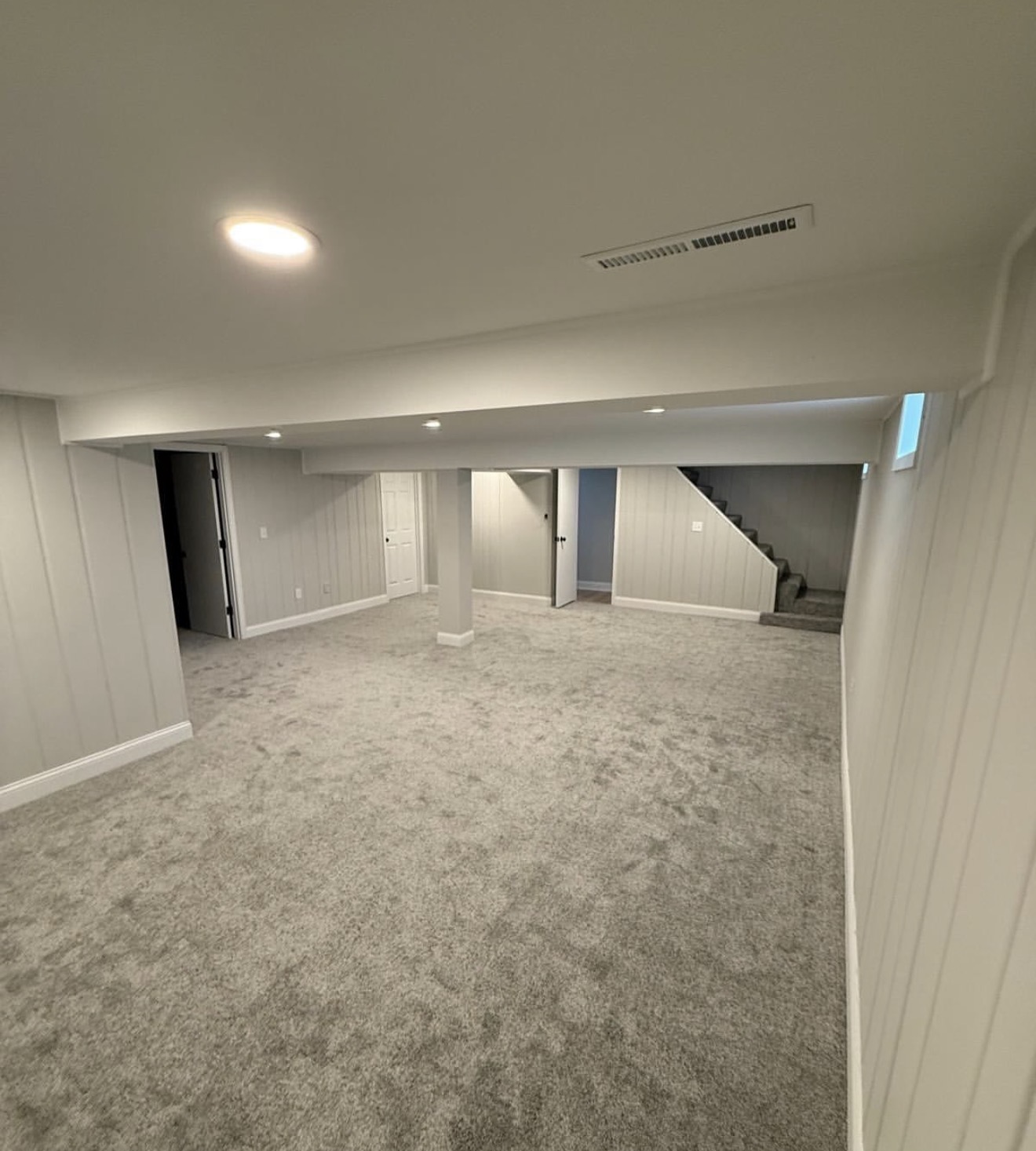 New Carpet in Basement