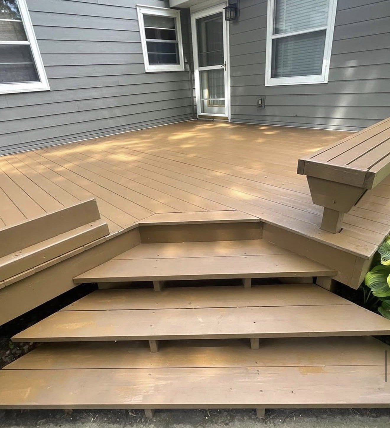 Finished Deck with Stairs