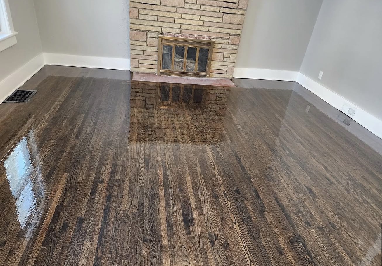 Newly Finished Hardwood Floors
