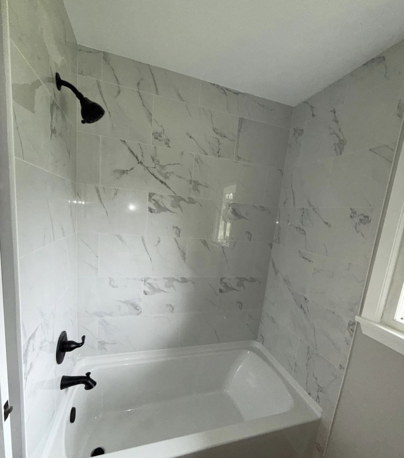 New Bathtub and Tile Surround