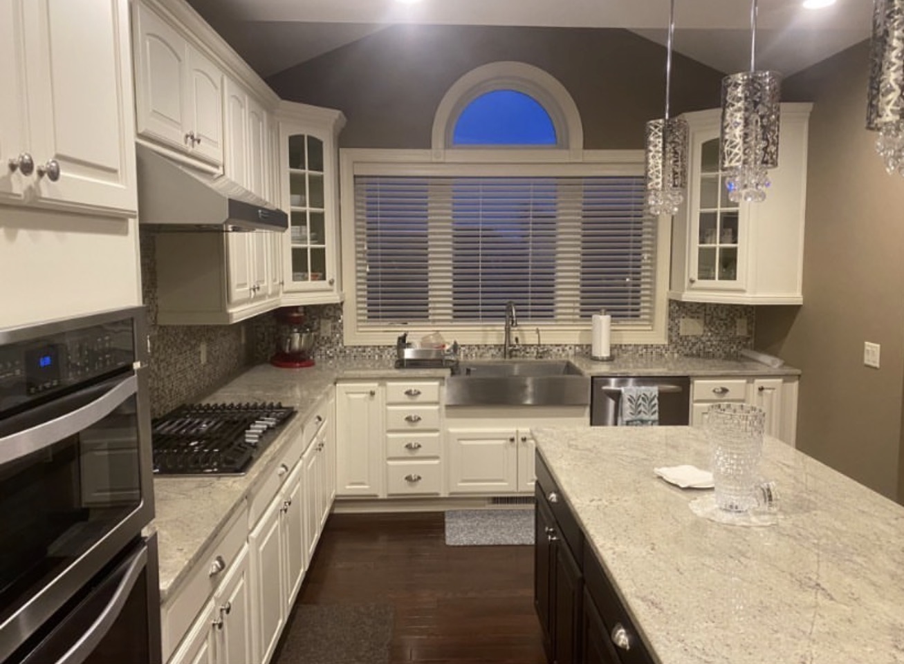 Finished Kitchen with Island