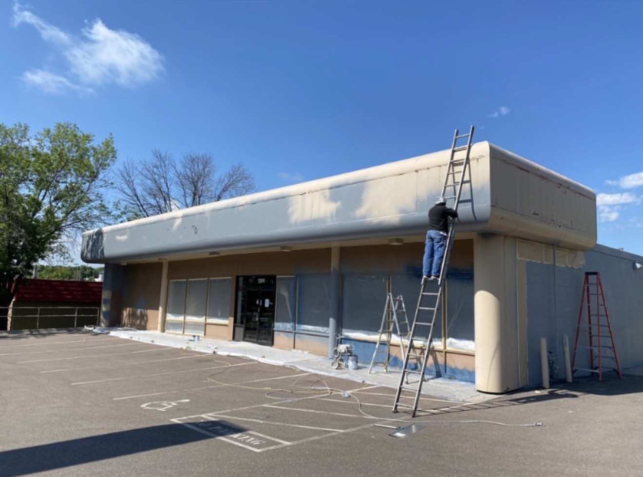 Commercial Building Exterior Painting