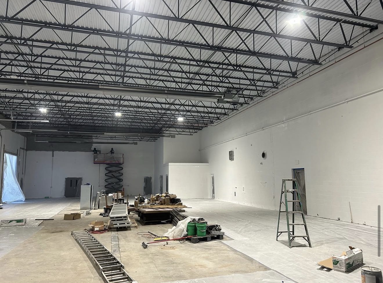 Industrial Warehouse Interior Painting Project