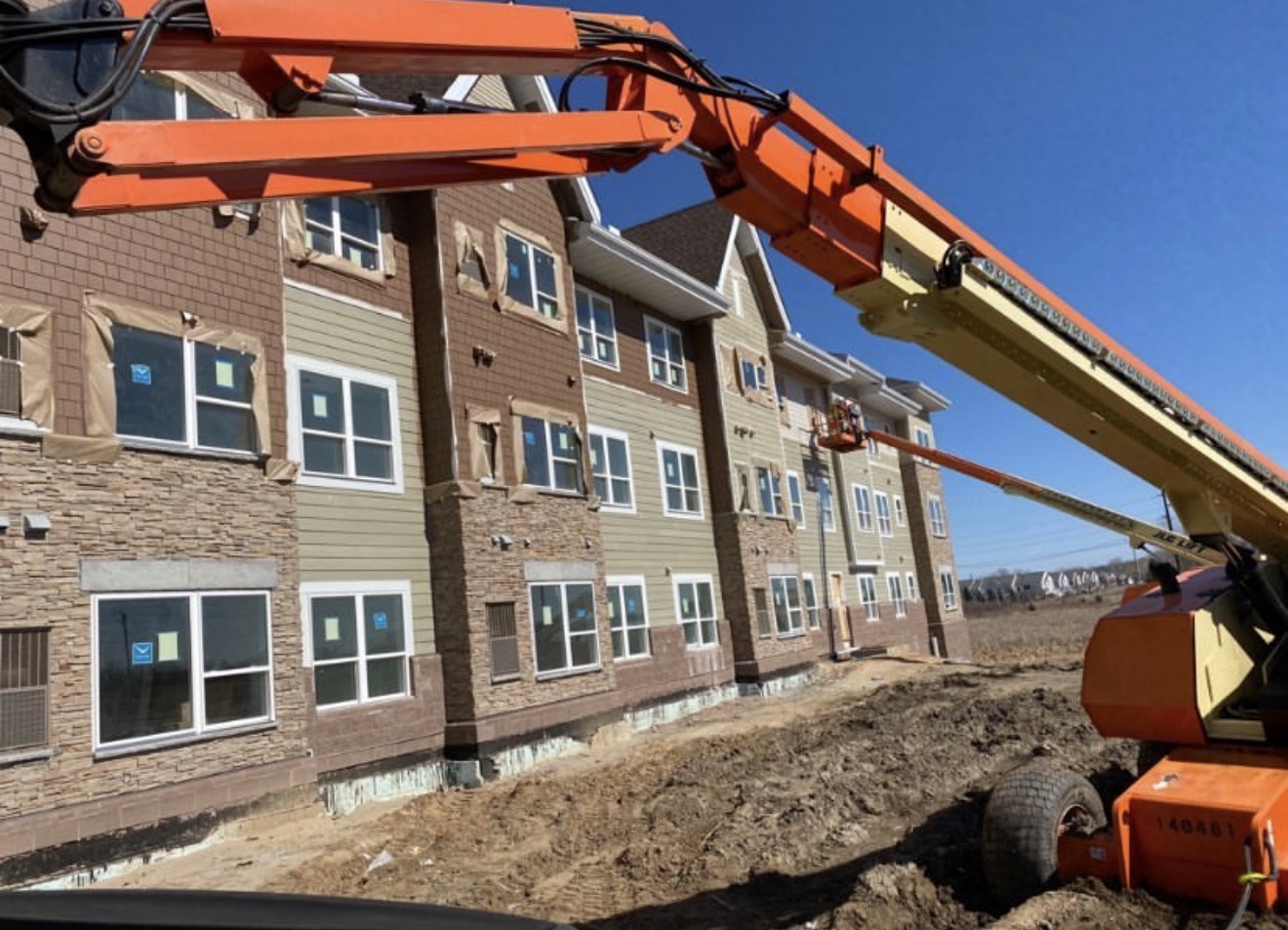 Apartment Building Exterior Construction